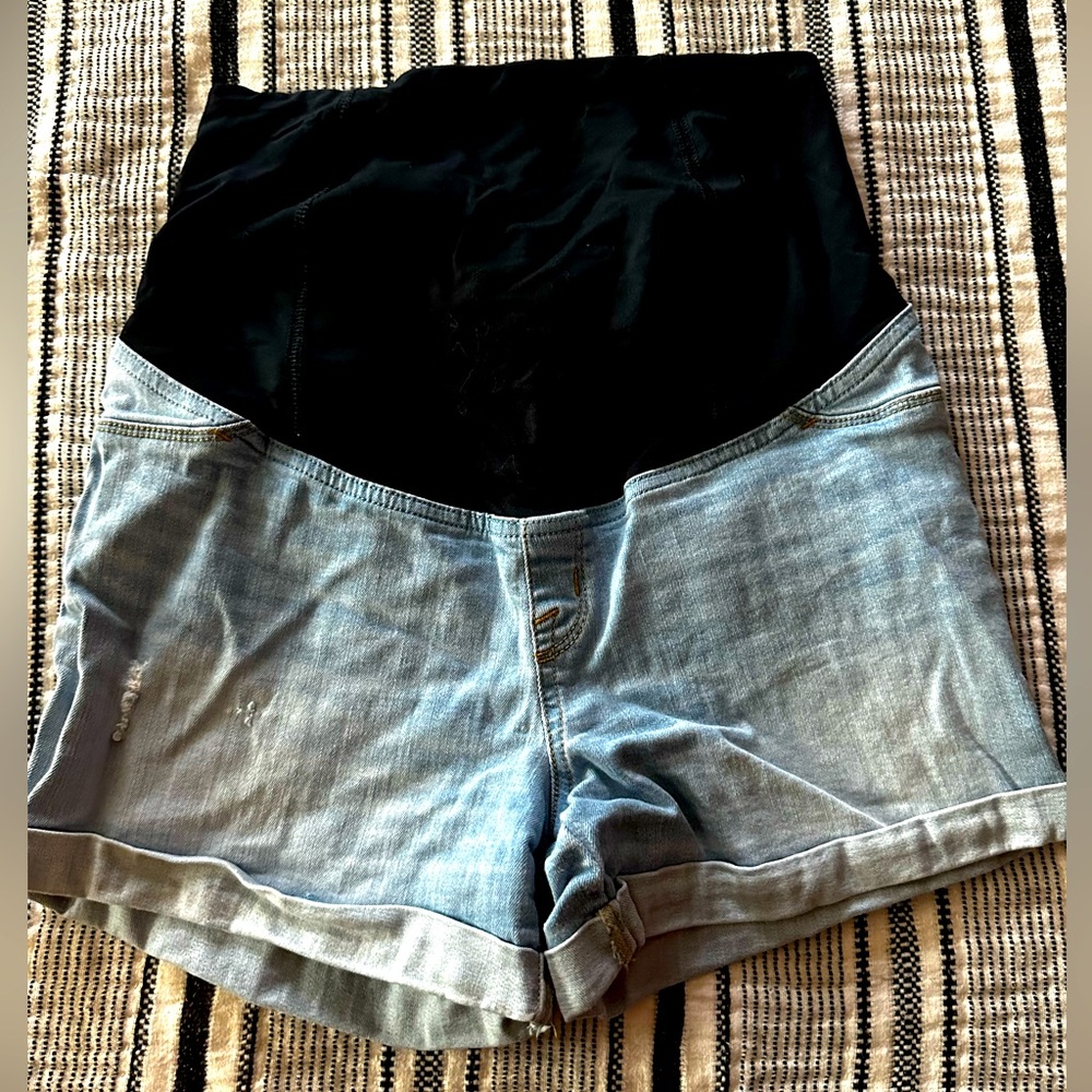 Isabel Maternity Denim Shorts